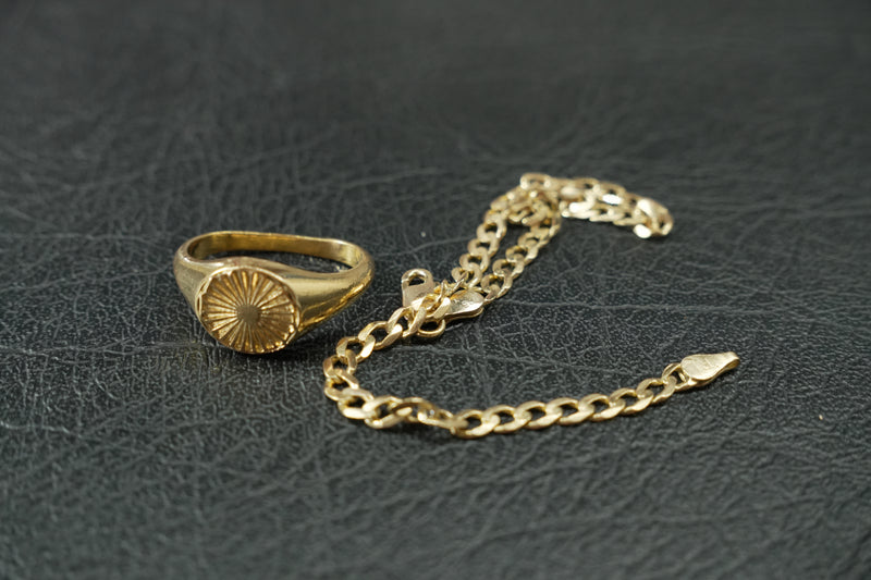 Forgyldning af ring og armbånd (stål)