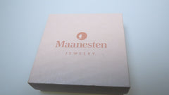 Forgyldt maanesten ørering